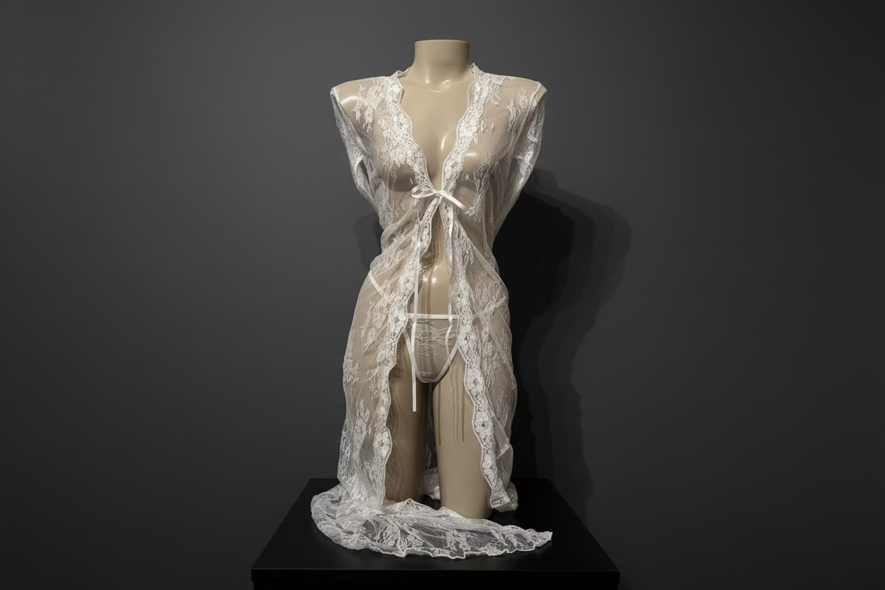 White Black Midnight Veil