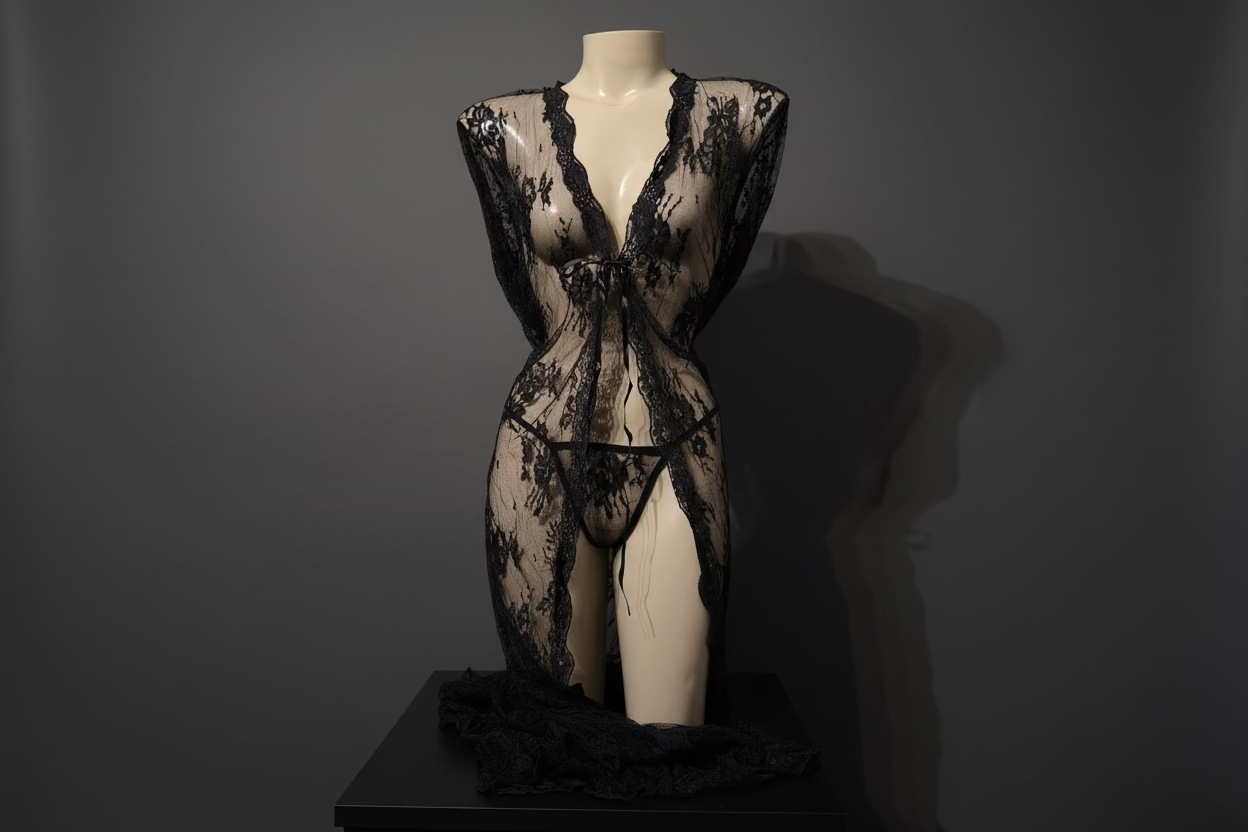 White Black Midnight Veil